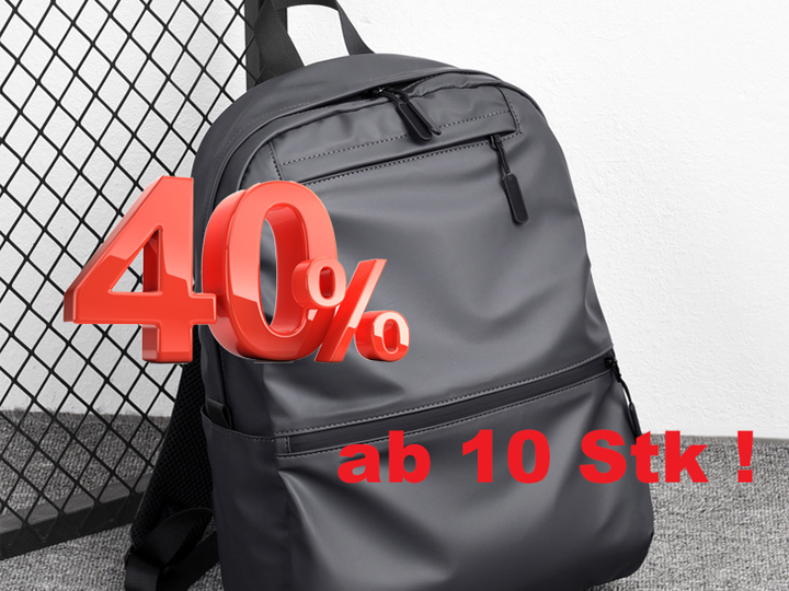 Rucksäcke im Angebot, 40% ab 10 Stk