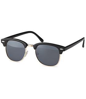 Sonnenbrille mit polarisierenden Gläsern im Clubmaster Stil