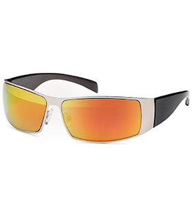 Sonnenbrille mit Polycarbonatgläsern in 3 Farben, sortiert