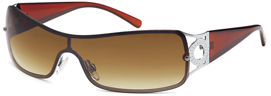 Sonnenbrille Monoscheibe mit Schmuckscharnier, 3 Farben