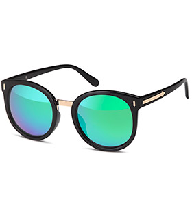 Sonnenbrille mit Schmuckbügel in 3 Farben sortiert