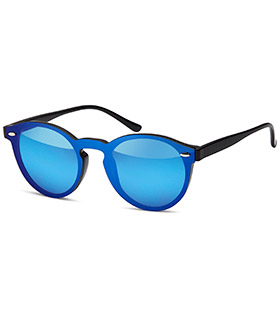 Sonnenbrille mit Flachglas Monoscheibe in 4 Farben sortiert
