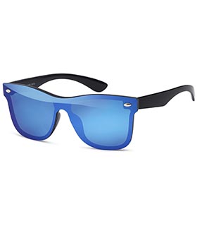 sunglasses with mono disc and mirrored lenses