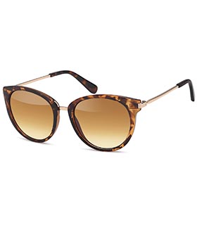 Sonnenbrille mit Farbverlauf in Schmetterlingsform, sortiert in 3 Farben