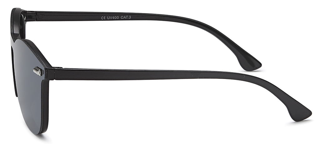 Sonnenbrille verspiegelt mirrored mit flat with Flachglasensunglasses glasses
