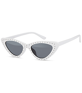 sunglasses in cat eye style with rhinestones