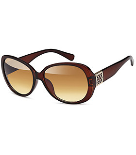 Sonnenbrille, trendig mit Schmuckornament in zwei Farben sortiert