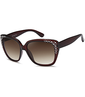 Sunglasses with rhinestones