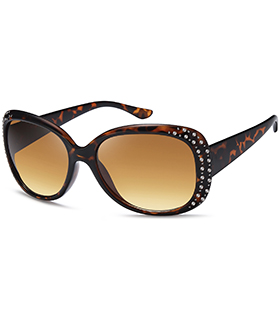 Sunglasses with rhinestones