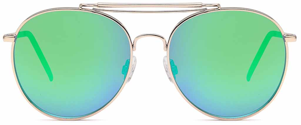 Pilotenbrille Flachglas in 4 Farben sortiert