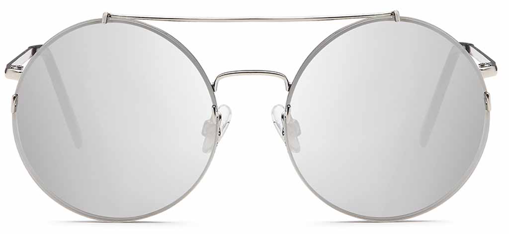 Sonnenbrille mit Flachglas, verspiegelt, sortiert in 4 Farben
