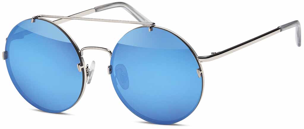 Sonnenbrille mit Flachglas, verspiegelt, sortiert in 4 Farben