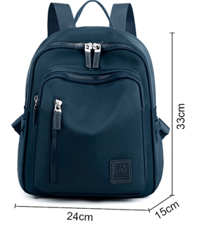 Backpack for women in navy blue