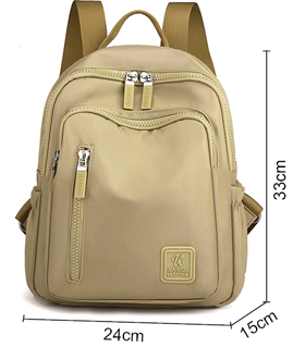 Backpack for women in kahki