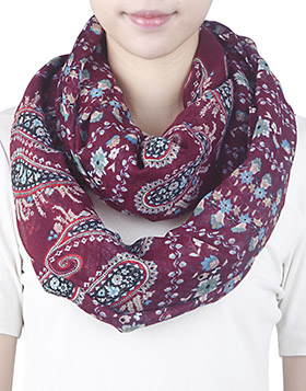Schlauchschal mit Paisleymuster