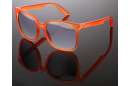 Matt-transparente Wayfarer Sonnenbrille in versch. Farben