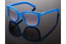 Halb-transparente Wayfarer Sonnenbrille mit Federscharnieren in versch. Farben