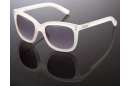 Halb-transparente Wayfarer Sonnenbrille mit Federscharnieren in versch. Farben