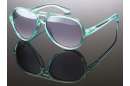 Transparente Pilotenbrille mit Federscharnieren u. in versch. Farben