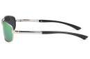 sportlich-elegante Sonnenbrille mit verspiegelten und polarisierenden Gläsern