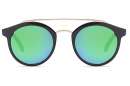 verspiegelte Sonnenbrille mit Doppelsteg und polarisierenden Gläsern, sortiert in 3 Farben