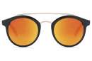 verspiegelte Sonnenbrille mit Doppelsteg und polarisierenden Gläsern, sortiert in 3 Farben