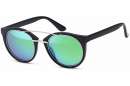 verspiegelte Sonnenbrille mit Doppelsteg und polarisierenden Gläsern, sortiert in 4 Farben