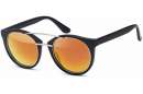 verspiegelte Sonnenbrille mit Doppelsteg und polarisierenden Gläsern, sortiert in 4 Farben