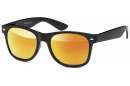 verspiegelte Sonnenbrille im Wayfarer Stil mit polarisierenden Gläsern, sortiert in 3 Farben