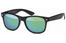 verspiegelte Sonnenbrille im Wayfarer Stil mit polarisierenden Gläsern, sortiert in 3 Farben