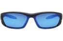 Kunststoff-Sportbrille in 4 versch. Farben mit smoke oder verspiegelten Gläsern