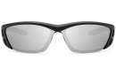 Kunststoff-Sportbrille in 4 versch. Farben mit smoke oder verspiegelten Gläsern