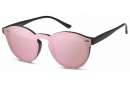 Sonnenbrille mit Flachglas Monoscheibe in rosa