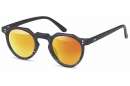verspiegelte Sonnenbrille in Holzoptik, sortiert in 4 Farben