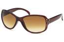 Sonnenbrille mit Strasssteinen, in 3 Farben, sortiert