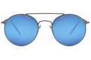 Sonnenbrille aus Edelstahl, Flachglas in 4 Farben sortiert