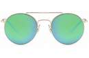 Sonnenbrille aus Edelstahl, Flachglas in 4 Farben sortiert