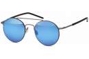 Sonnenbrille aus Edelstahl, Flachglas in 4 Farben sortiert