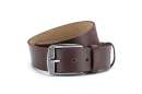 real leather belt, brown