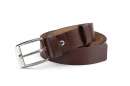 real leather belt, brown