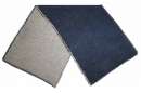 Schultertuch, melange marineblau+beige